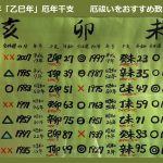 2025年「乙巳年」厄年干支